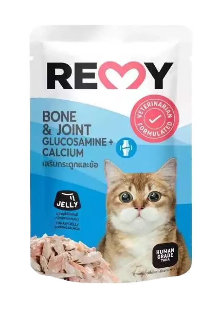 bone & joint tuna in jelly topping salmon