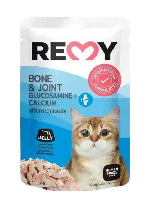 bone & joint tuna in jelly topping salmon