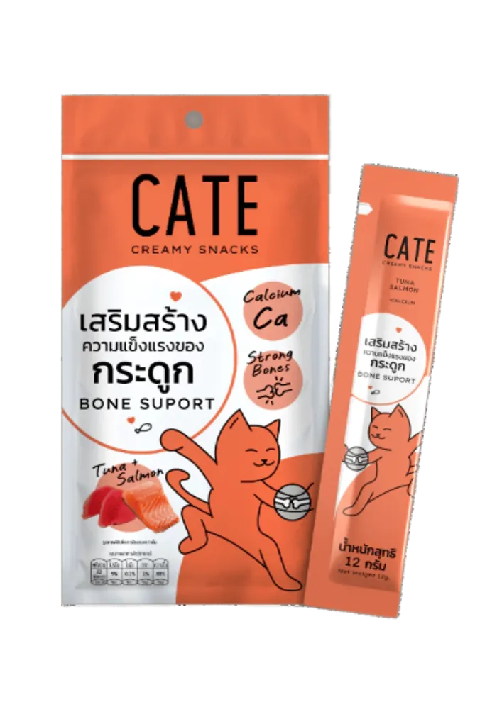 creamy snacks tuna with salmon flavor bone support