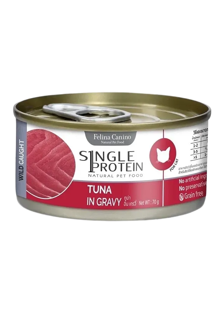 felina canino wild caught tuna in gravy