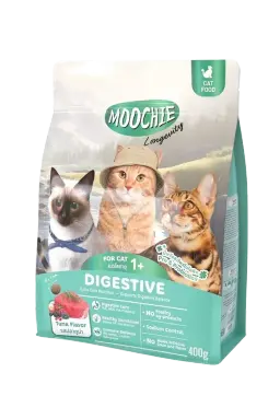 cat kibble longevity digestive tuna
