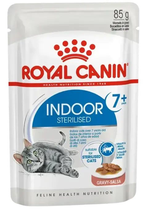 indoor sterilised 7+ gravy