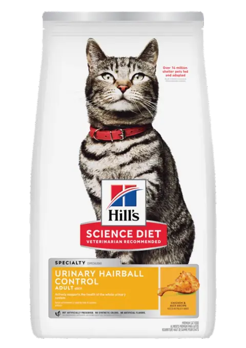 adult 1-6 urinary hairball control chicken recipe