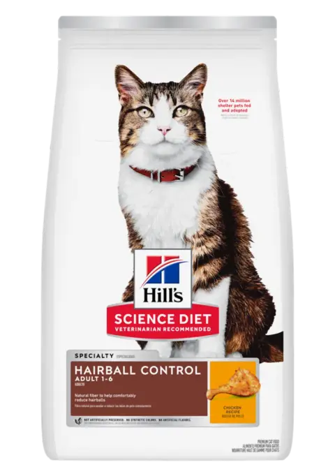 adult 1-6 hairball control chicken recipe