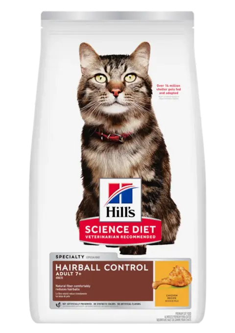 adult 7+ hairball control chicken recipe