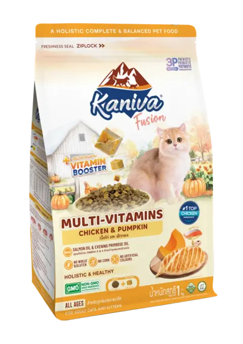 fusion multi-vitamins chicken & pumpkin