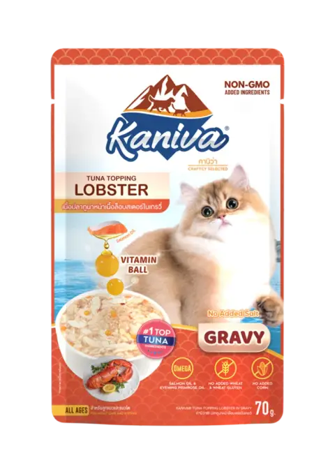 tuna topping lobster in gravy