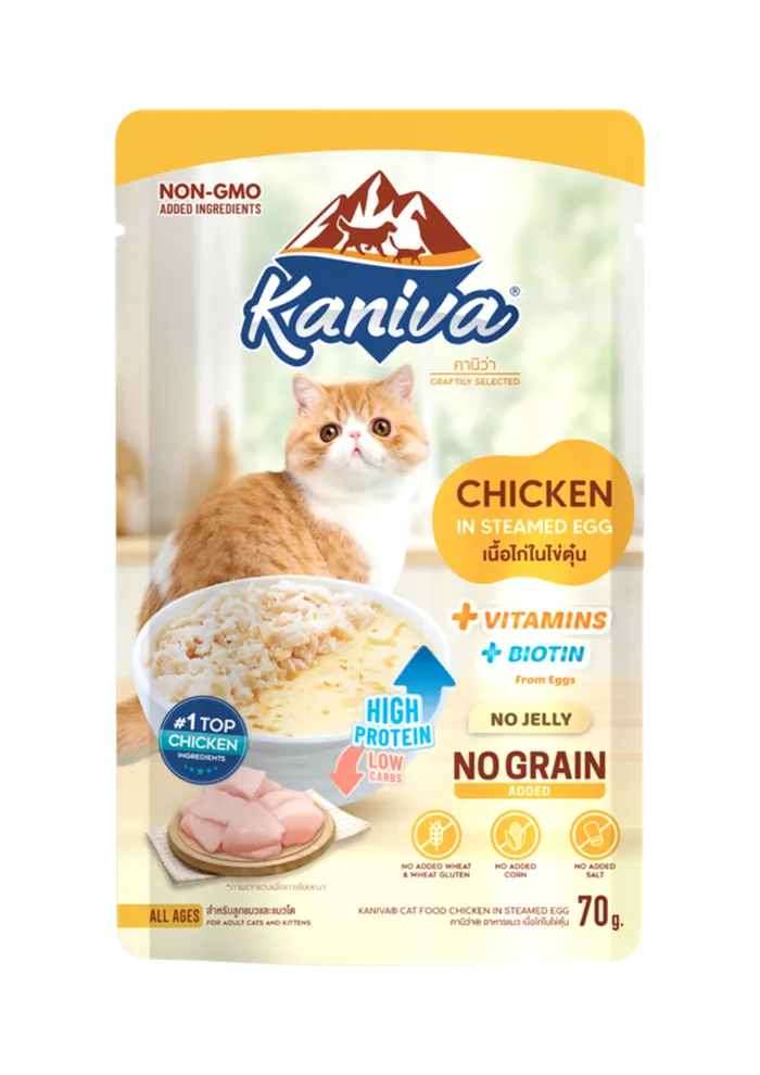 chicken in steamed egg