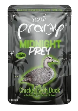 midnight prey chicken with duck in broth