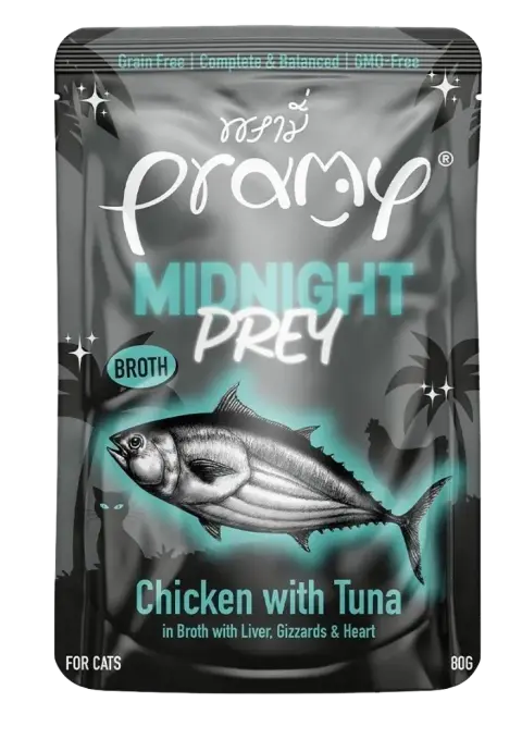 midnight prey chicken with tuna in broth
