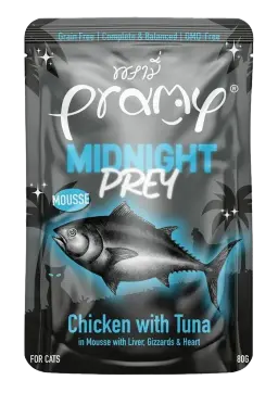 midnight prey chicken with tuna in mousse